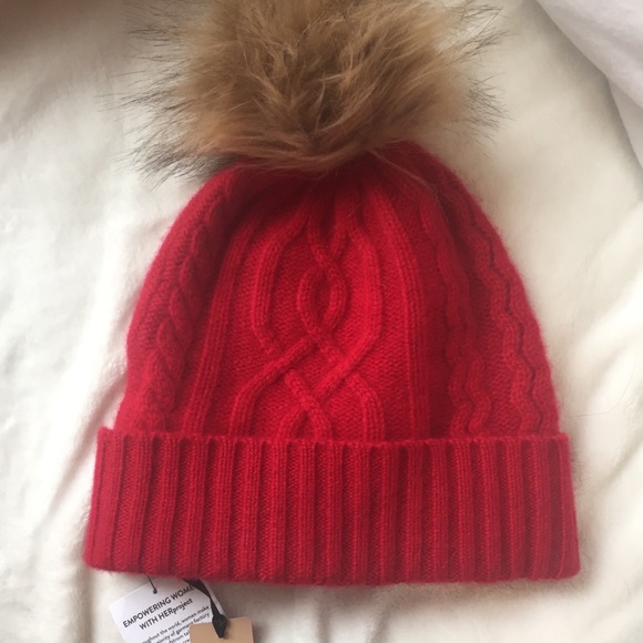 Red Wool Nordstrom Beanie *BRAND NEW NEVER WORN* - Picture 4 of 4